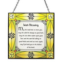 Stained Glass Irish Blessing Hanging Suncatcher Gaelsong