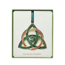 Metal Irish Designed Hanging Christmas Decoration Trinity Knot Galsong