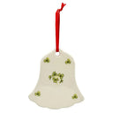 Porcelain Irish Christmas Tree Bell Ornament studio Gaelsong