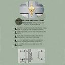 D91225 Irish Failte Door Knocker with Shamrock Design Instructions Gaelsong
