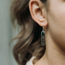 J13737S Irish Rose Gemstone Earrings  Gaelsong
