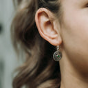 J13743S Lucky Celtic Knot Shamrock Earrings Gaelsong
