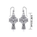 J13746S Knotwork Celtic Cross Earrings Size Gaelsong
