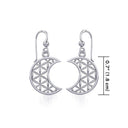 J13752S Mandala The Flower of Life Celtic Earrings Size Gaelsong
