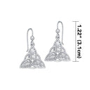 J13766S Oak Ash Thorn Earrings Size Gaelsong
