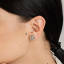 J13767S Claddagh Heart Post Earrings Gaelsong
