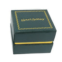 J13772S-14K Emerald Trinity Knot Stud Earrings Box Gaelsong