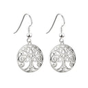 Tree of Life Disk Earrings Gaelsong