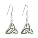 Irish Gemstone Trinity Earrings Studio Gaelsong