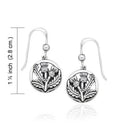 Thistle of Scotland Drop Earrings Studio Gaelsong
