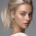 Highland Cow Post Earrings in Silver Lifestyle Gaelsong