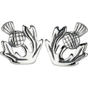 Highlander Thistle Stud Earrings Gaelsong
