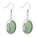 Celtic Knot Drop Earrings with Gemstone Gaelsong