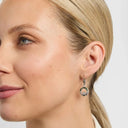 Irish Claddagh Silver Stud Earrings with Stone Lifestyle Gaelsong