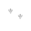 Trinity Celtic Knot Diamond Post Earrings Gaelsong