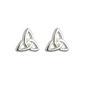 Silver Plated Communion Trinity Knot Earrings Gaelsong