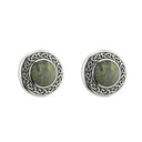 Connemara Marble Round Stud Earrings Studio Gaelsong