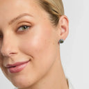Connemara Marble Round Stud Earrings Lifestyle Gaelsong