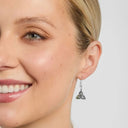 Connemara Marble Trinity Drop Earrings Lifestyle Gaelsong