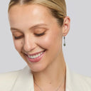 Connemara Marble Drop Earrings with Trinity Knot Gaelsong