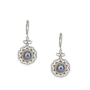 Sterling Silver & 10K Gold Earrings Dangle with Pearls Gaelsong