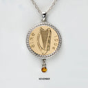 J20388 Lucky Irish Penny Birthstone Pendant November Gaelsong
