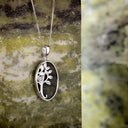 Tree of Life Connemara Marble Pendant - Oval Lifestyle 2 Gaelsong
