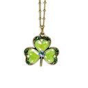 J20911 Enameled Shamrock Pendant On Gaelsong