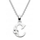 J20946 Decorated With a Flourish of Knotwork Made of Sterling Silver Letter C Gaelsong