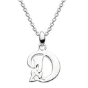 J20946 Decorated With a Flourish of Knotwork Made of Sterling Silver Letter D Gaelsong