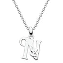 J20946 Decorated With a Flourish of Knotwork Made of Sterling Silver Letter N Gaelsong