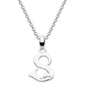 J20946 Decorated With a Flourish of Knotwork Made of Sterling Silver Letter S Gaelsong