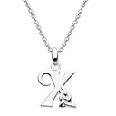J20946 Decorated With a Flourish of Knotwork Made of Sterling Silver Letter X Gaelsong