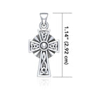 J24335S Celtic Cross Eternity Pendant Size Gaelsong
