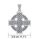 J24338S Triskele Celtic Cross Pendant Size Gaelsong
