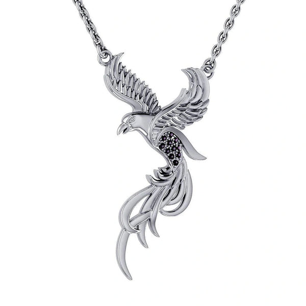 Silver Mythical Phoenix Pendant | Gaelsong – GaelSong