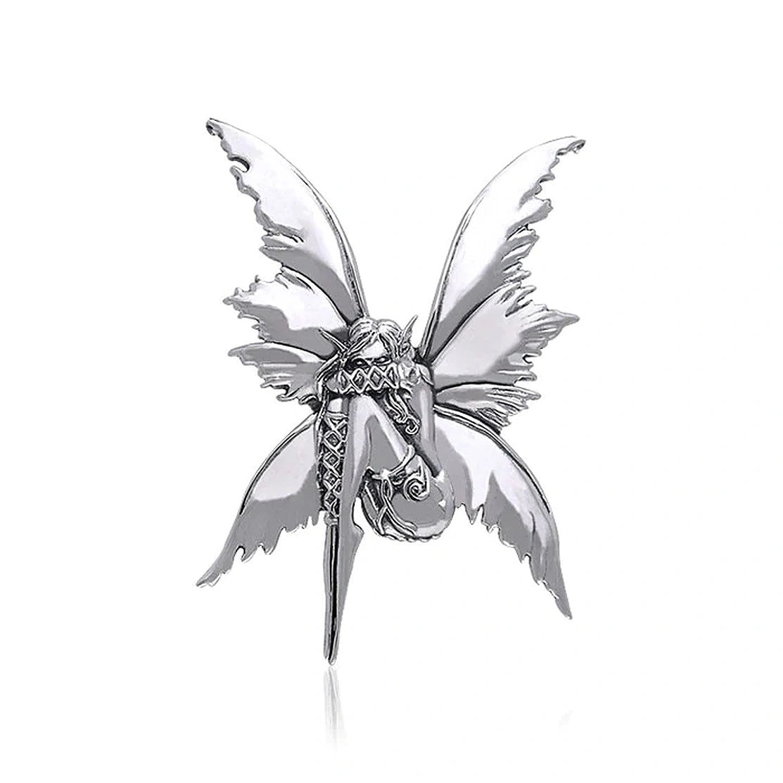 Bashful Fairy Silver Pendant | Gaelsong – GaelSong Bashful Fairy Silver Pendant | Gaelsong – GaelSong