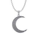 Celtic Crescent Moon Pendant