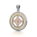 J24353S Celtic Quaternary Knot Pendant Without Chain Gaelsong
