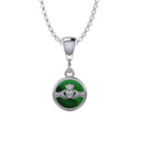 J24354S Reversible Silver Claddagh Pendant Gaelsong
