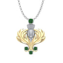 J24367S A Noble Elegance Scottish Thistle Pendant Gaelsong
