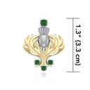 J24367S A Noble Elegance Scottish Thistle Pendant Size Gaelsong
