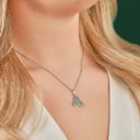 Laurentia Irish Green Trinity Pendant Lifestyle Gaelsong
