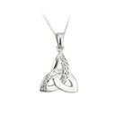 Irish Hallmarked Silver Trinity Knot Pendant Studio Gaelsong
