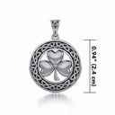 Celtic Knotwork Shamrock Pendant  Gaelsong
