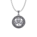 Celtic Knotwork Shamrock Pendant Studio Gaelsong

