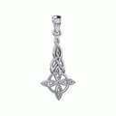 Silver Celtic Knots Quaternary Pendant  Gaelsong

