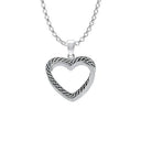 J24387 Celtic Heart Pendant Studio Gaelsong

