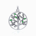 J24388 Emerald Celtic Tree of Life Pendant  Gaelsong
