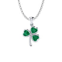 J24389 Irish Luck Shamrock Pendant Studio Gaelsong
